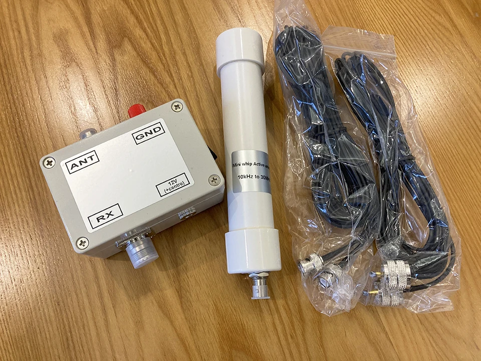 Активная антенна 10 кГц до 30 МГц Mini Whip VLF HF VHF активная Sdr Rx с портативным кабелем -