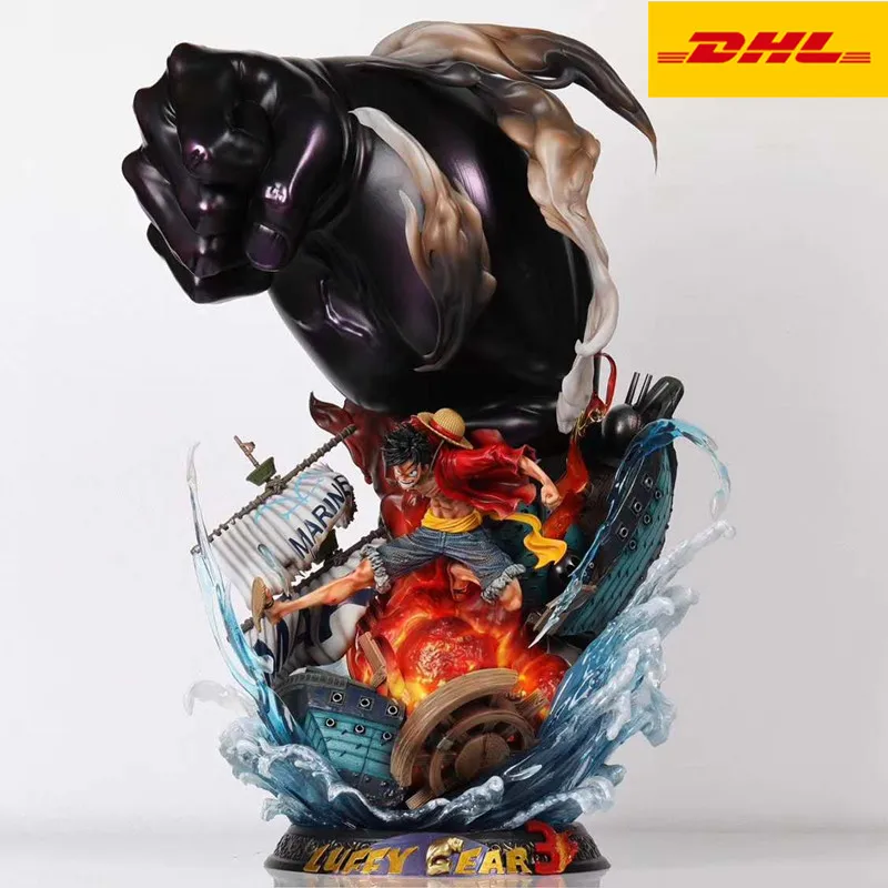 

40" JC One Piece Statue Gear Third Bust Monkey D. Luffy Full-Length Portrait 1/4 Original GK Action Figure Toy 60-100CM X2180