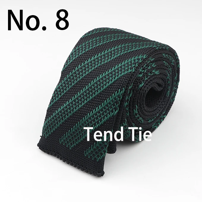 Мужские цветные вязаные галстуки с диагональной полосой, вязаные галстуки узкий галстук, тонкие узкие галстуки