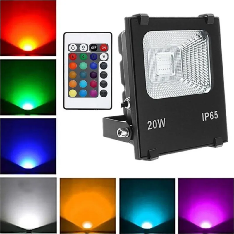 1 шт. RGB 100 Вт Светодиодный прожектор Водонепроницаемый IP65 наружный светильник ing 10