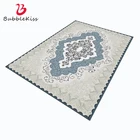 Роскошный Ковер Bubble лампа поцелуй в скандинавском стиле, для гостиной, синий, серый, креативный рисунок, нескользящий ковер для спальни