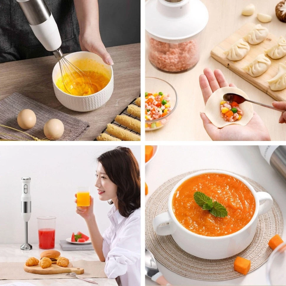 Блендер погружной Qcooker Cooking Stick (CD-HB01) - Белый | Бытовая техника