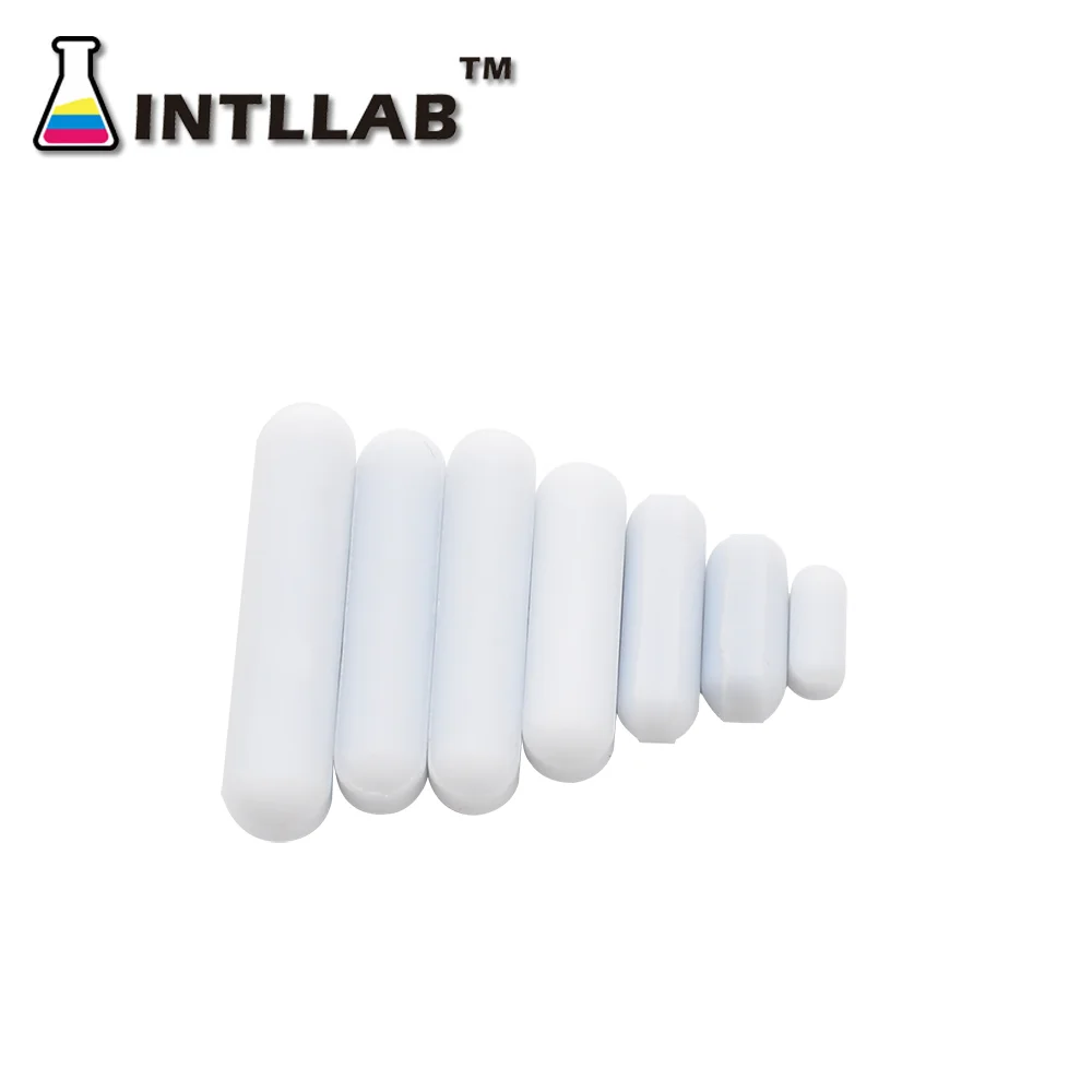 Магнитная мешалка INTLLAB смешанного размера магнитная из ПТФЭ 2 шт.|Приборы для