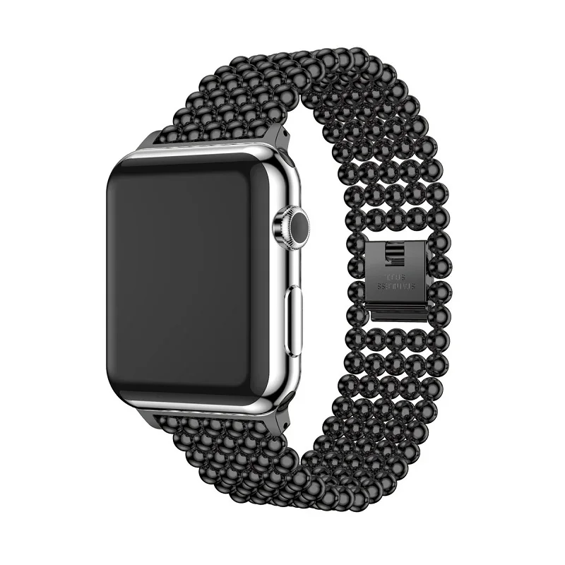 Apple Watch с 38 мм 40 42 44 модные бусины Бабочка Пряжка стальной ремешок для Iwatch 1 2 3 4