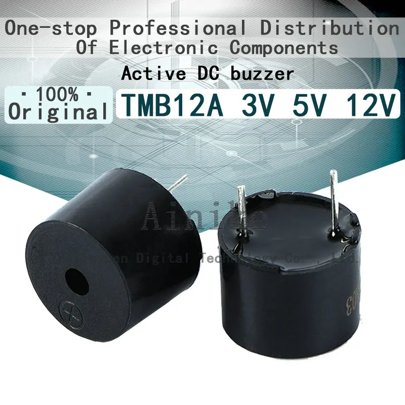 10 шт. TMB12A03 3 в TMB12A05 5 В TMB12A12 12 активный зуммер постоянного тока мм х 9 шаг контактов 7