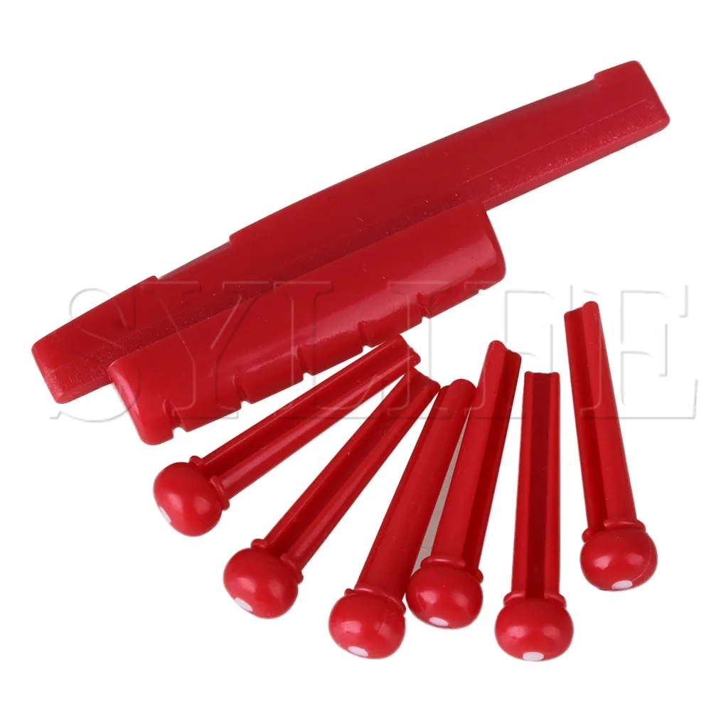 Красное седло/мостовые штифты набор гаек для классической акустической гитары