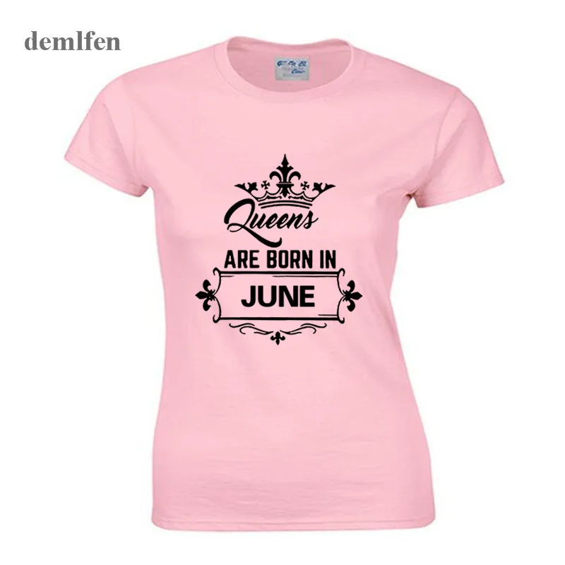 Женская хлопковая Футболка с круглым вырезом необычная футболка надписью Queen Are
