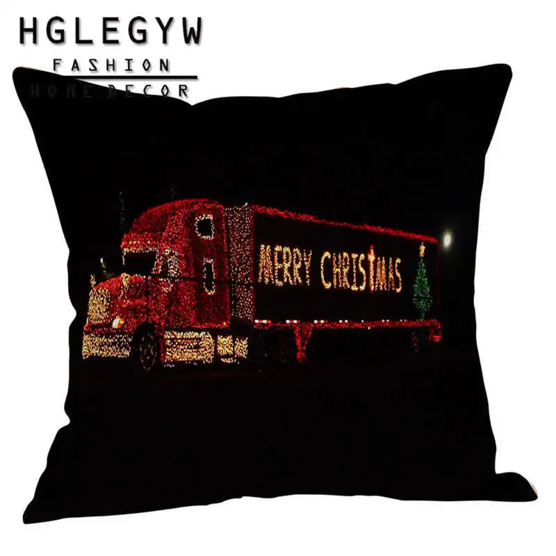 Наволочка с принтом в виде рождественской елки 45*45 см|Наволочки| |