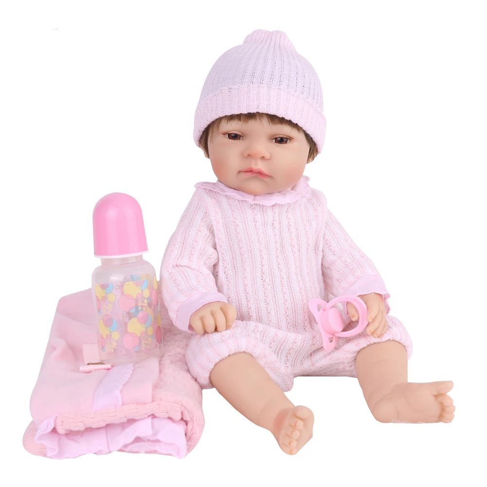 

Полностью силиконовая кукла реборн NPK 47 см, кукла для купания, Реалистичная кукла для новорожденных девочек, кукла-младенец