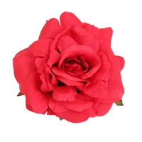 16pcs classic rose heads artificial silk flowers wedding decoration arch diy fake flower wall home decoration accessories roses