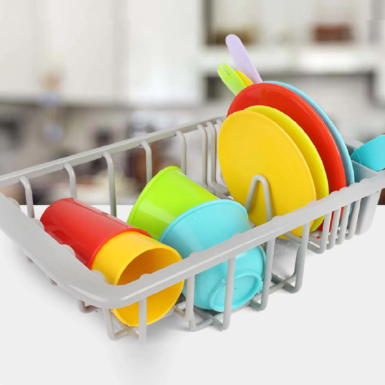 Игрушечный Электрический кухонный набор для девочек детская мойка