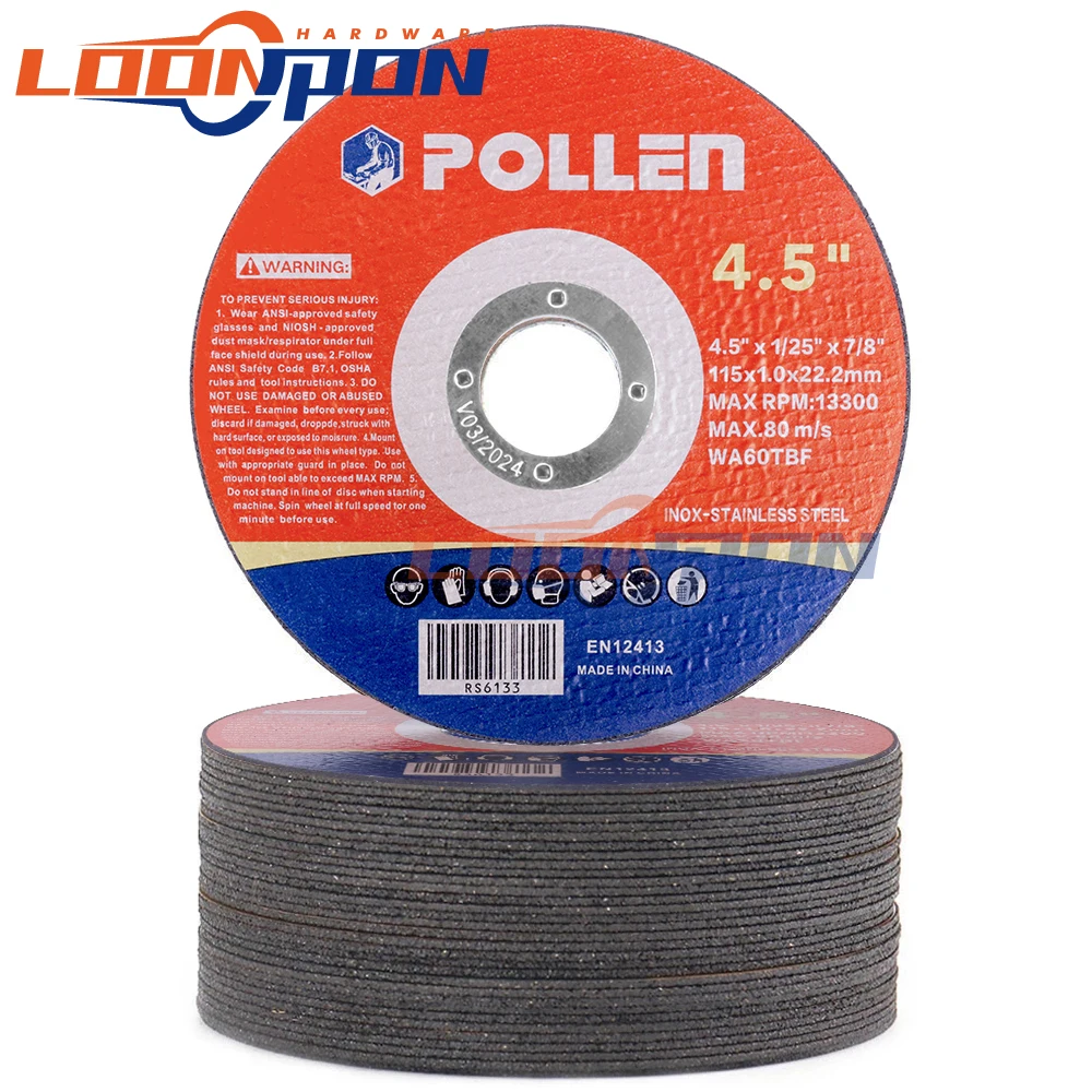 5 шт.-50 шт. отрезные шлифовальные диски из нержавеющей стали и металла 115 мм |