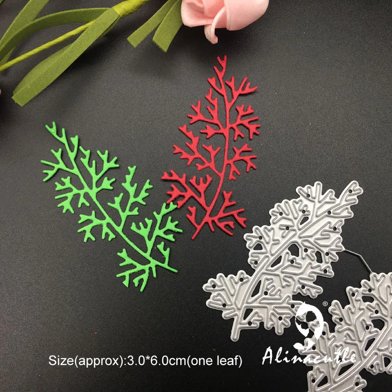 Штампованный Металл 2 шт. Рождественский лист для скрапбукинга бумаги ручной