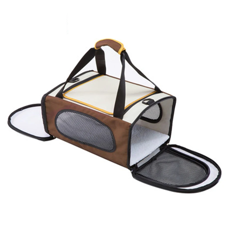 Дорожная сумка переноска для кошек Женская Складная Сумка собак роскошный слинг