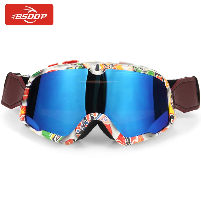 Мотоциклетные гоночные очки для мотокросса пылезащитные и ветрозащитные Suzuki