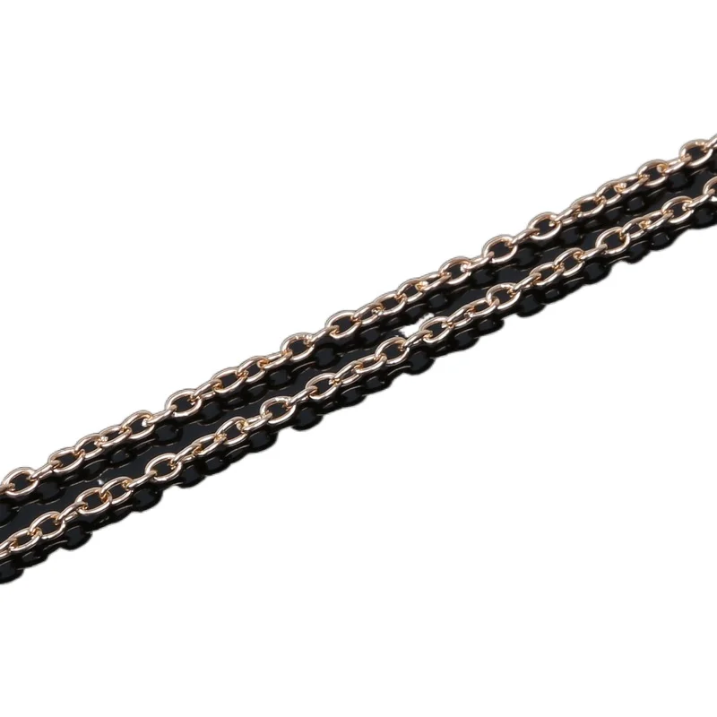

High Quality 5m/lot 3x2mm Iron Metal Plated Necklace Chains for DIY Necklace Bracelet Jewelry Findings Making