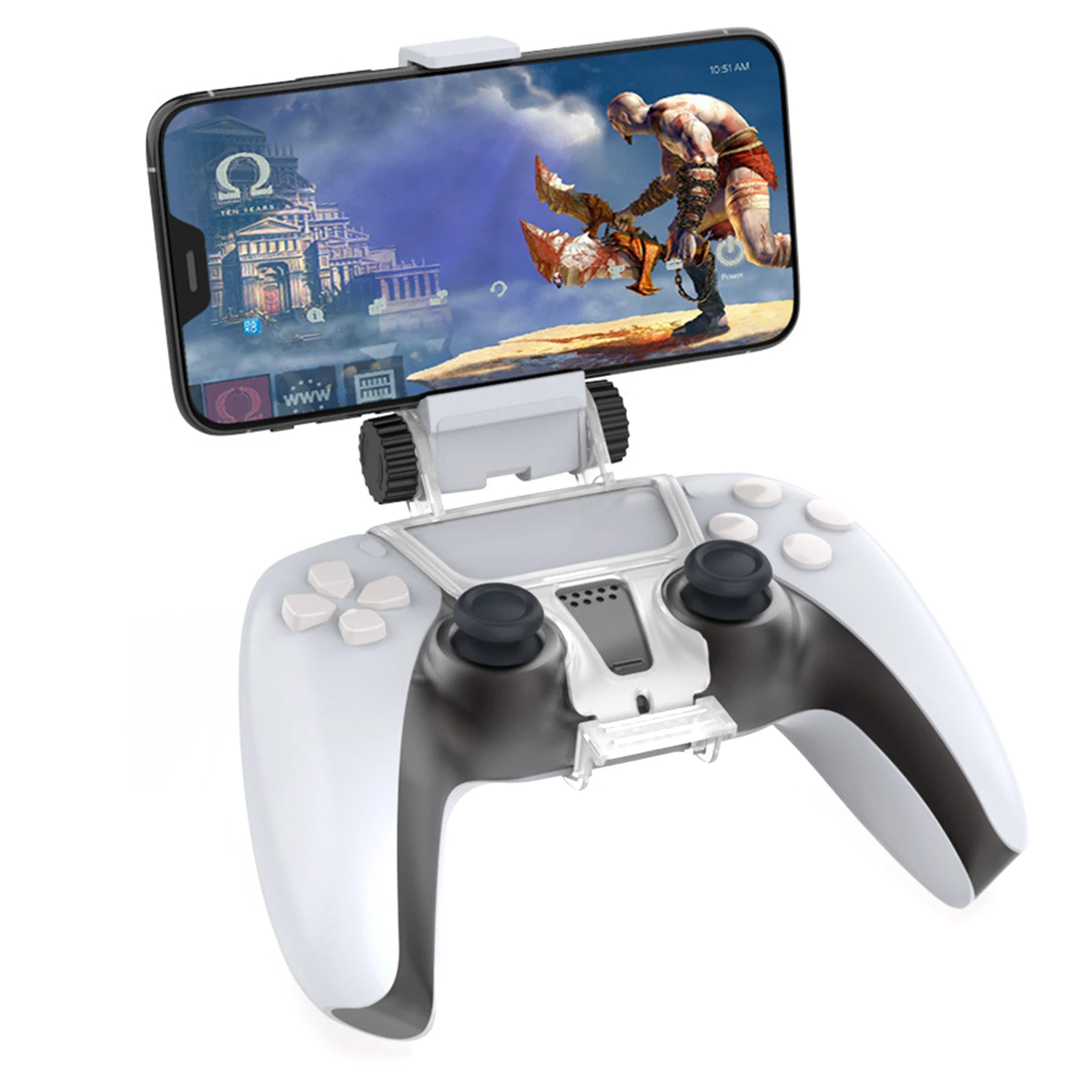 

Controller Clamp Bracket Adjustable Controller Mobile Phone Mount Holder Clamp Fit For PS5 Controller
