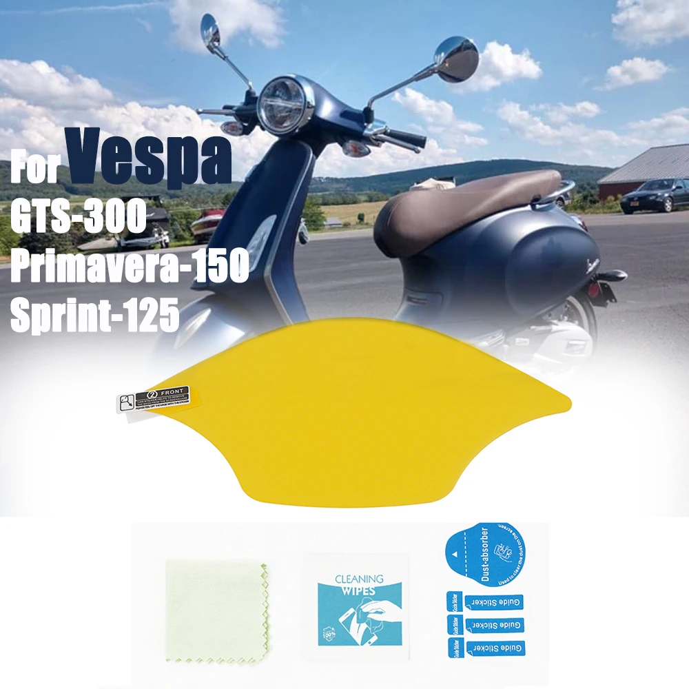 

For VESPA Sprint125 Primavera 150 GTS-300 GTS300 2014-19 Motorcycle Film Screen Protector Cluster Scratch Protection Speedometer