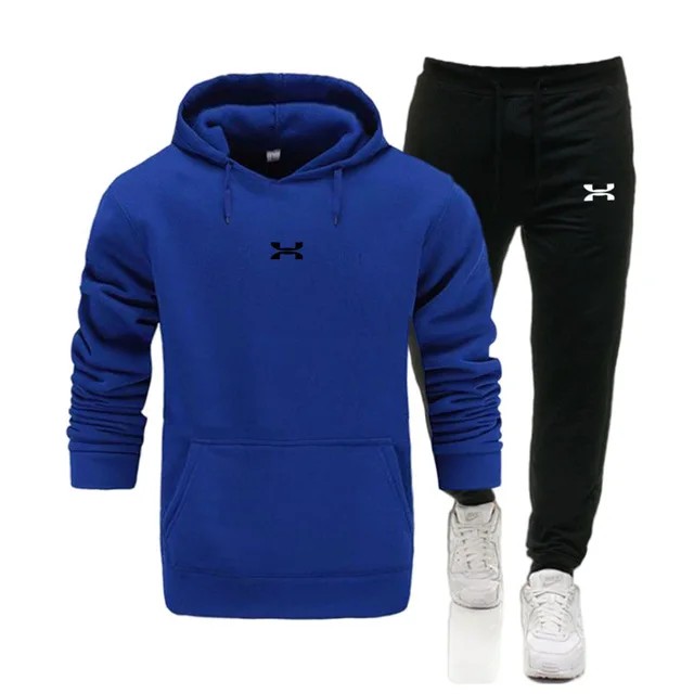

Autumn and winter new men's suit hoodie + pants jogging sports suit casual sports shirt track suit 2021 brand sportswear