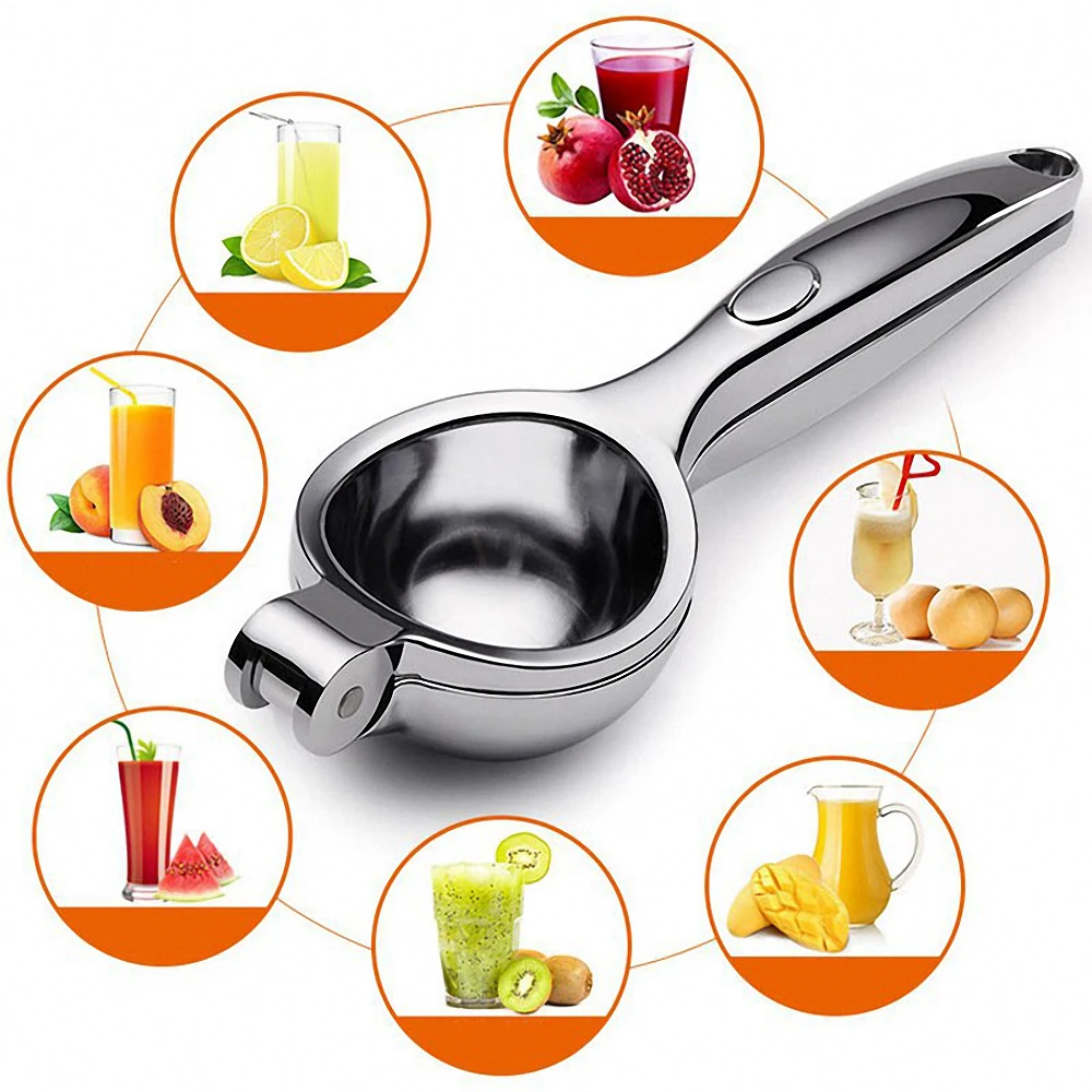 

Stainless Steel Manual Juicer Tool Citrus Lemon Fruit Juice Squeeze Juice Multifunctional Kitchen Gadget Accessories