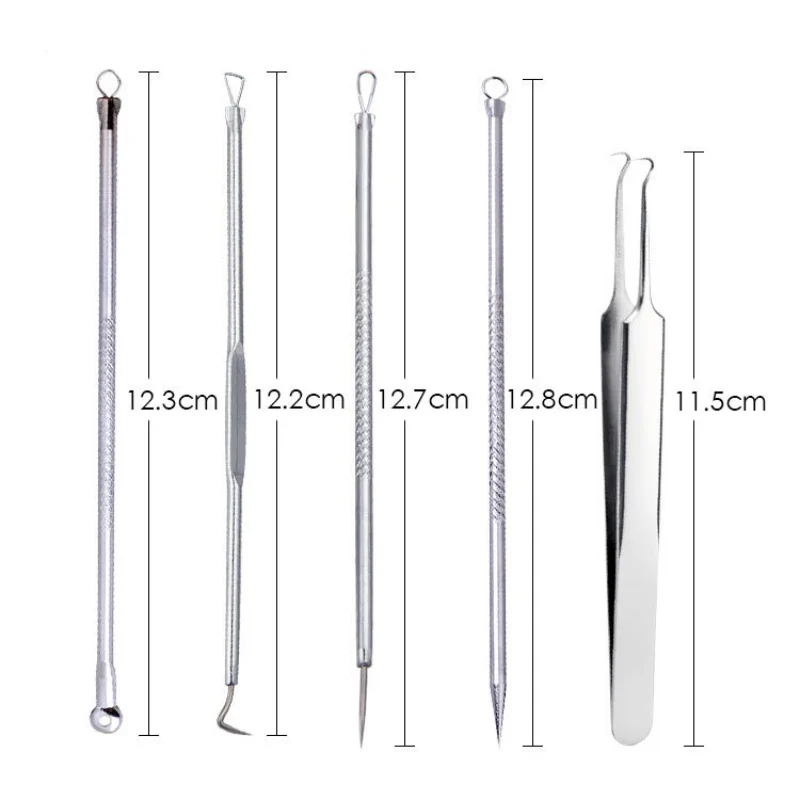 

Blackhead Remover Stainless Steel Acne Needles Clips Pimple Removal Tools Skin Care Tools