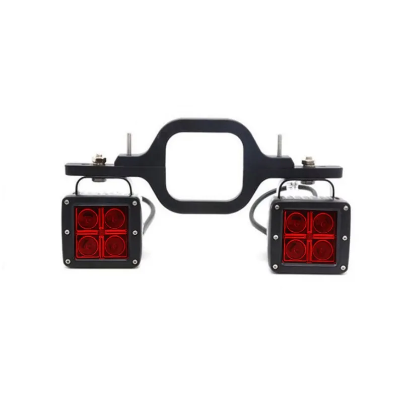 Red light 1 компл. Светодиодный задний светильник заднего хода для внедорожников светодиодный рабочий светильник задний светильник s буксировочное устройство Кронштейны с крюком для автомобиля пикапа - Цвет: Red light