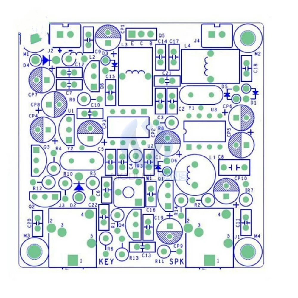 3W Forty-9er Радиоприемопередатчик Diy Kit Запчасти для QRP Ham CW Приемник Telegraph