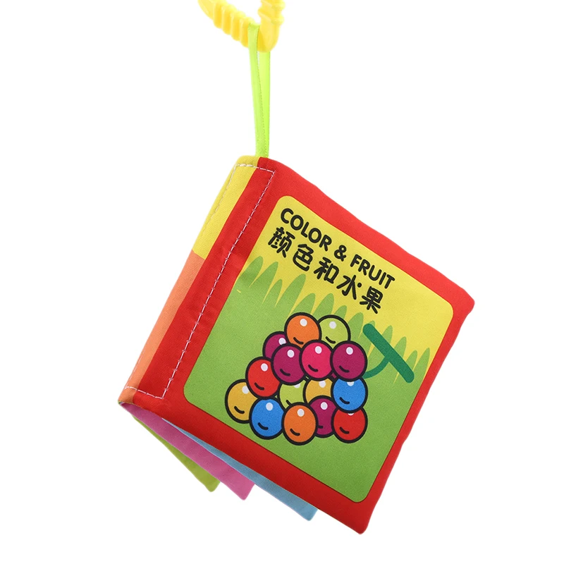 Детская тканевая книга развивающая игрушка для раннего образования Пальмовая