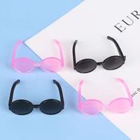 20pcs fashion cool miniature eyeglasses toys colorful glasses dollhouse accessories round frame eyewear spectacles