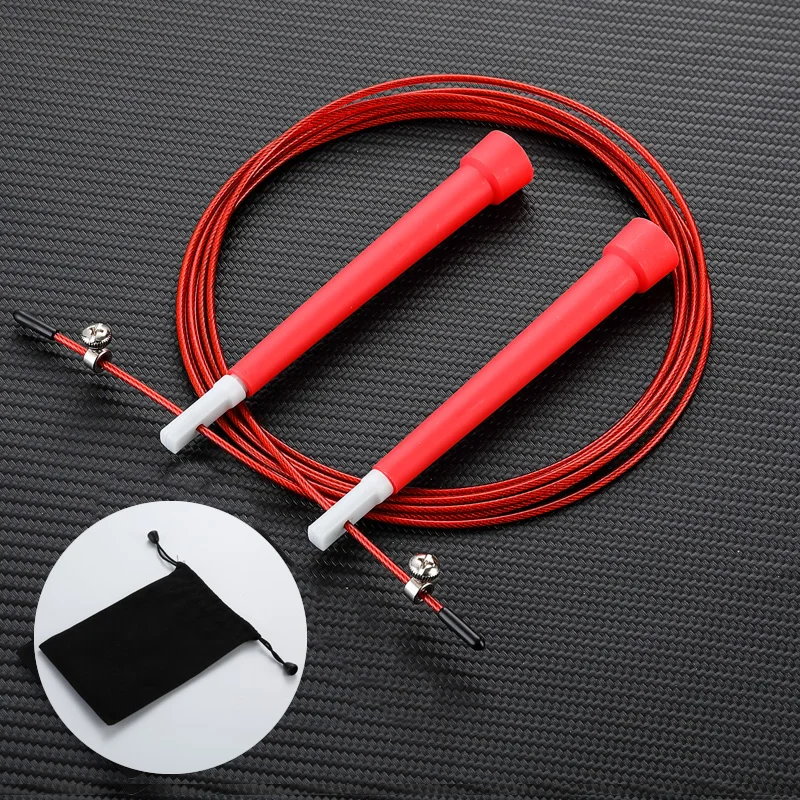 

Adult Steel Wire Skipping Rope Can Adjusted Home Gym Machine Jumping Rope Professional Wieghted Jump Rope Skakanka Sports Ec50ts