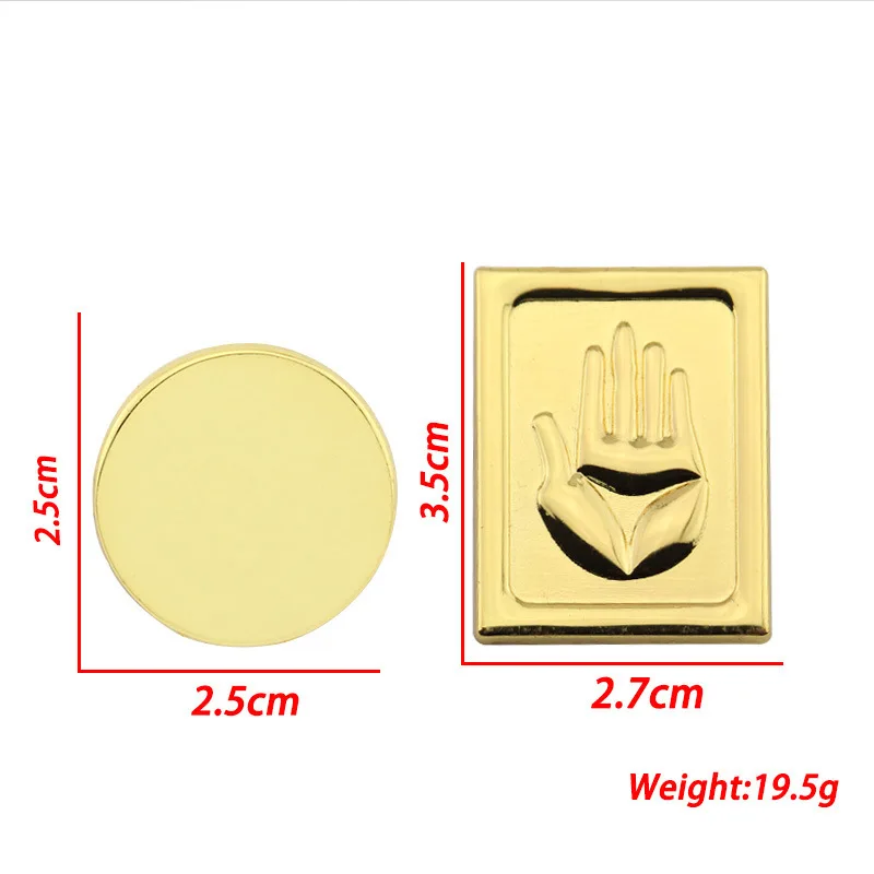 2 шт./компл. аниме JoJos невероятные приключения металлический значок брошь булавка