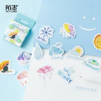 japanese paper small little boxes decorative travel weather journal diary girl stickers scrapbooking stationery items shool