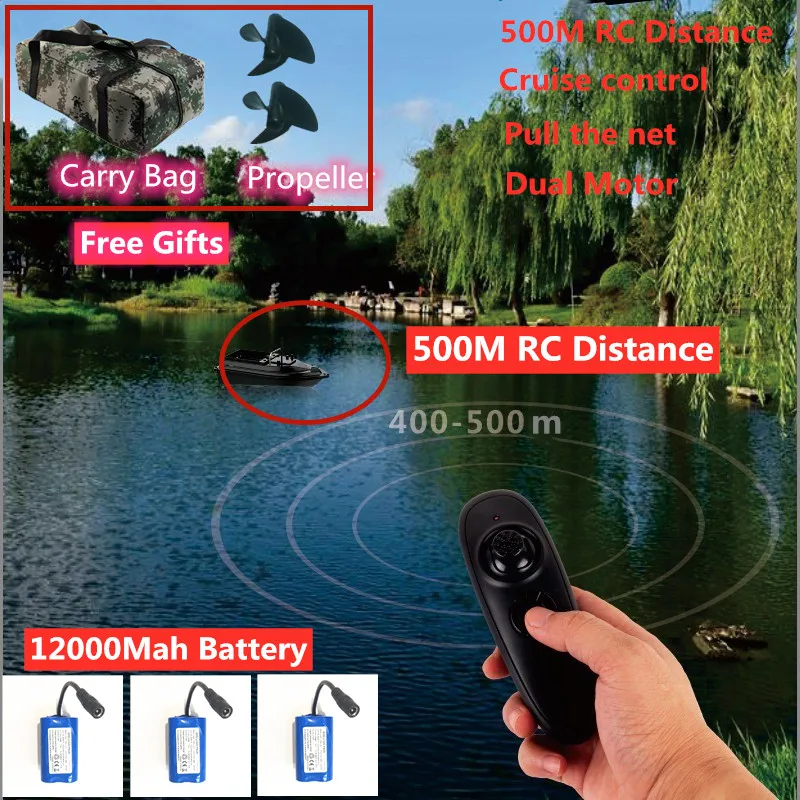 500 м дистанционный пульт дистанционного управления рыболовная приманка лодка 2