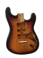 newest sunset st guitar body paulownia wood electric guitar barrel high gloss finish guitar accessories 5 5cm pocket width
