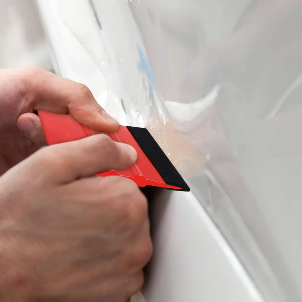 4PCS Scrapper Set Wallpaper Scraper Plastic Wrap Squeegee Tool Wall Paint Smoother Spackling Putty Cleaning Filling Scraper