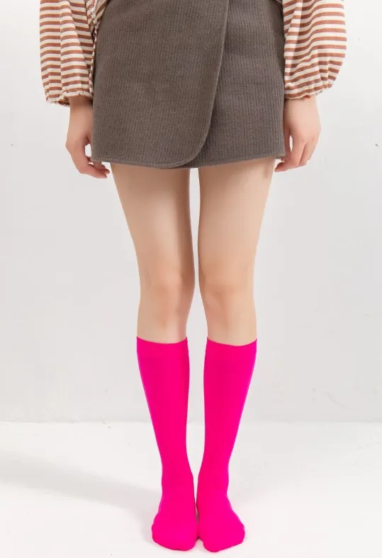 Rose Red (2 pairs) Aven/Детские носки с кроликом Одежда для девочек Полосатые носки для мальчиков желтого, красного, зеленого, синего цвета детские носки для танцев или студентов спортивные носки - Цвет: Rose Red (2 pairs)
