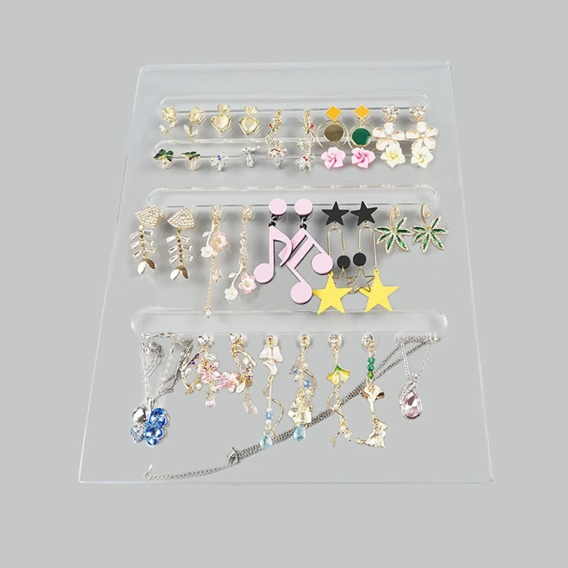 

Jewelry Display Rack Epoxy Mold DIY Resin Earring Silicone Mould Casting Crafts