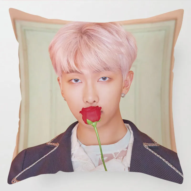 Bangtan boys мультяшная Подушка CoverPrint Подушка Чехол птица полиэстер хлопок BT-21Throw наволочка для подушки, декоративная для Офис