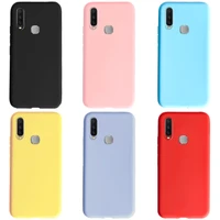 pure color phone case for vivo y12 case vivo y15 y17 soft silicone tpu back cover for vivo y12 y15 y17 u3x u10 cases bumper