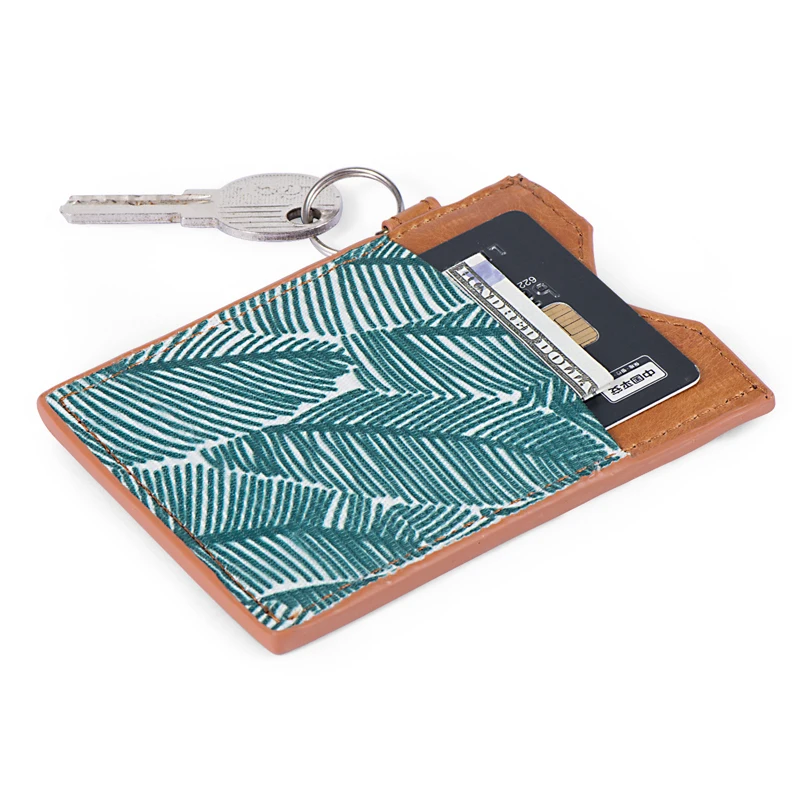 Новый тонкий минималистский бумажник из натуральной кожи с блокировкой Rfid