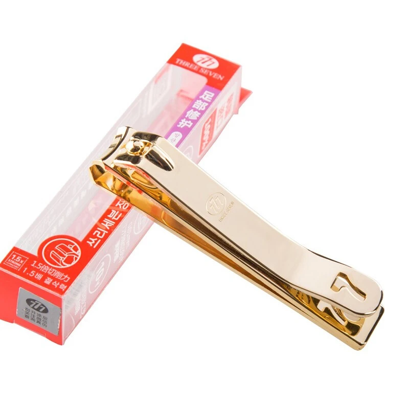 

THREE SEVEN/777 Lucky Series Large-size Nail Clippers Trimmers H-Carbon Steel Pedicure Care Professional Manicure Nail Tools