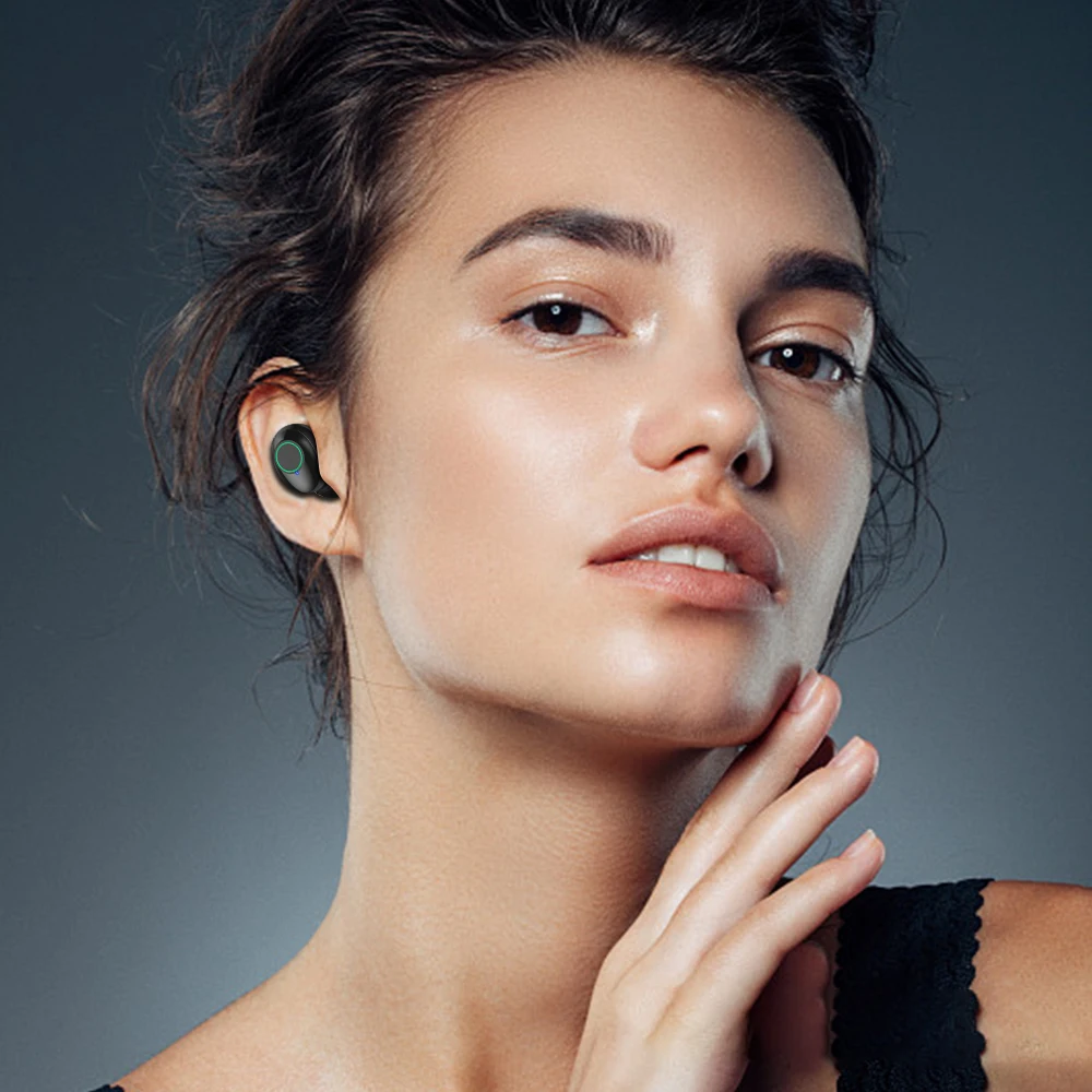 FBYEG bluetooth наушников TWS стерео Беспроводной спортивные наушники Водонепроницаемый