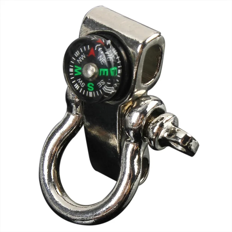 Регулируемый Паракорд Браслет для выживания сплав Пряжка компас|Компас| |