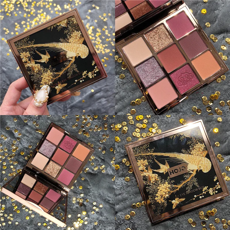 Новые продукты тени для век в китайском стиле Компактные матовые Перламутровые
