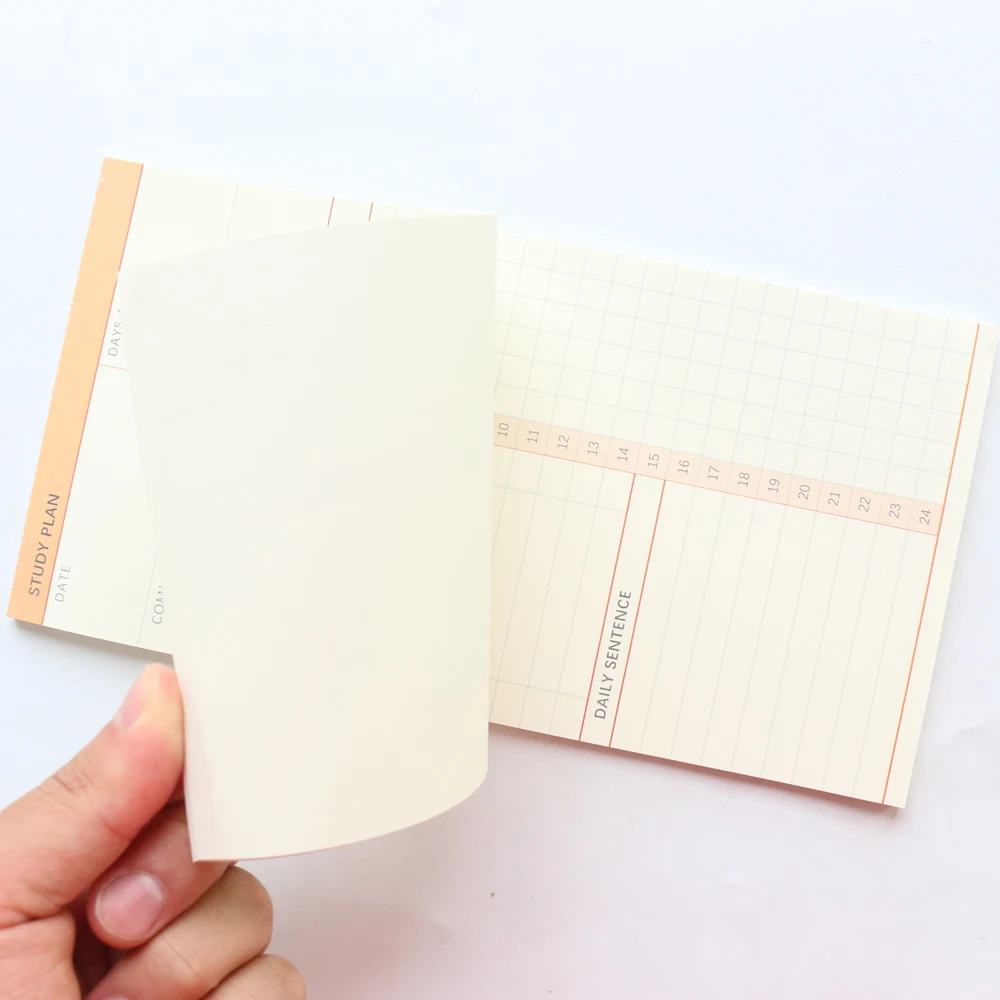 Domikee новый милый цветной школьный учебный план блокнот для студентов без даты