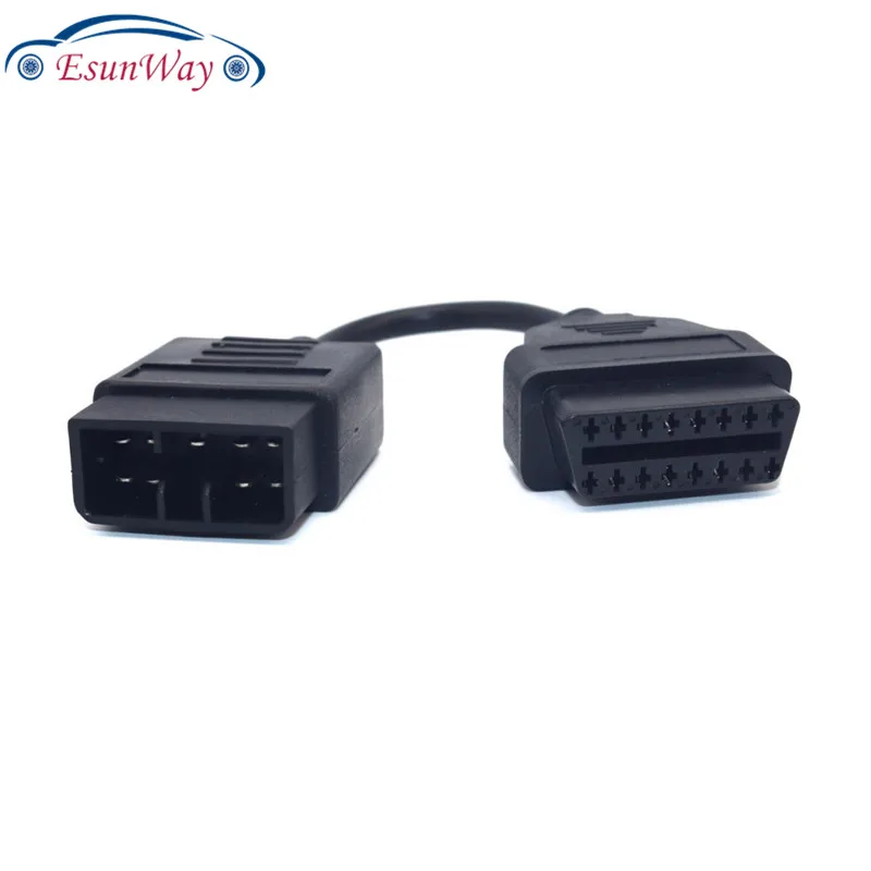 Для Subaru 9pin кабель OBD1 к obd2 16pin привести диагностический интерфейс 9 pin OBDII