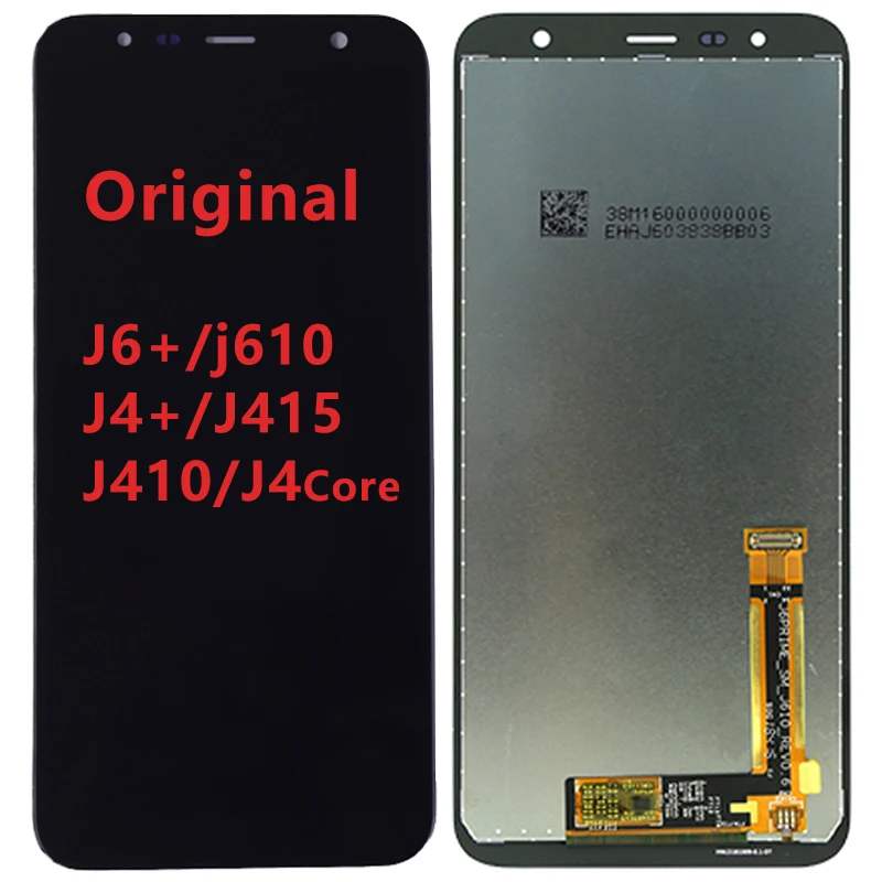 Оригинал для Samsung Galaxy J4 + Plus J415 J415F J410 J410F Core J6 2018 J610 Замена ЖК экрана|Экраны