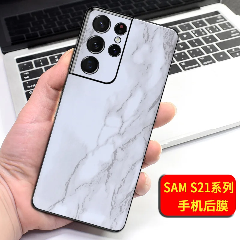Мраморная пленка для Samsung Galaxy S21 Ultra Plus наклейка на заднюю панель защитная матовая