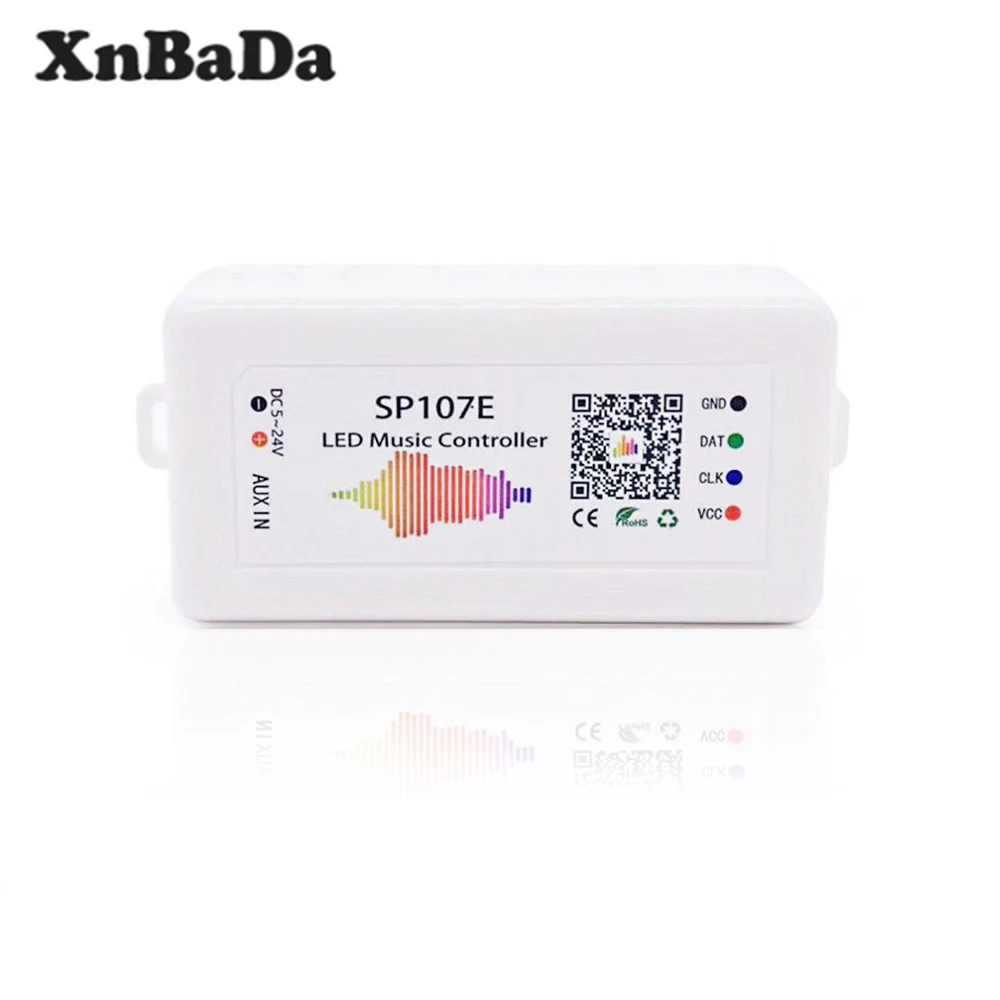 Светодиодный контроллер драйвера SP107E Bluetooth Pixel IC SPI Music с помощью приложения для