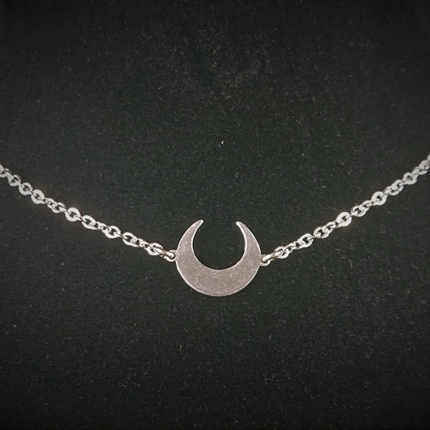 Колье с полумесяцем и луной небесное ожерелье волшебные украшения подарки для